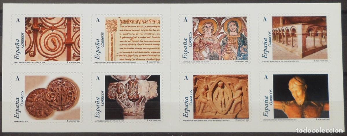 Sellos: 2004-ESPA&Ntilde;A-SELLOS NUEVOS-BAJO FACIAL 20%-VER FOTO-N&ordm;4052/9-EL ROMANICO ARAGONES