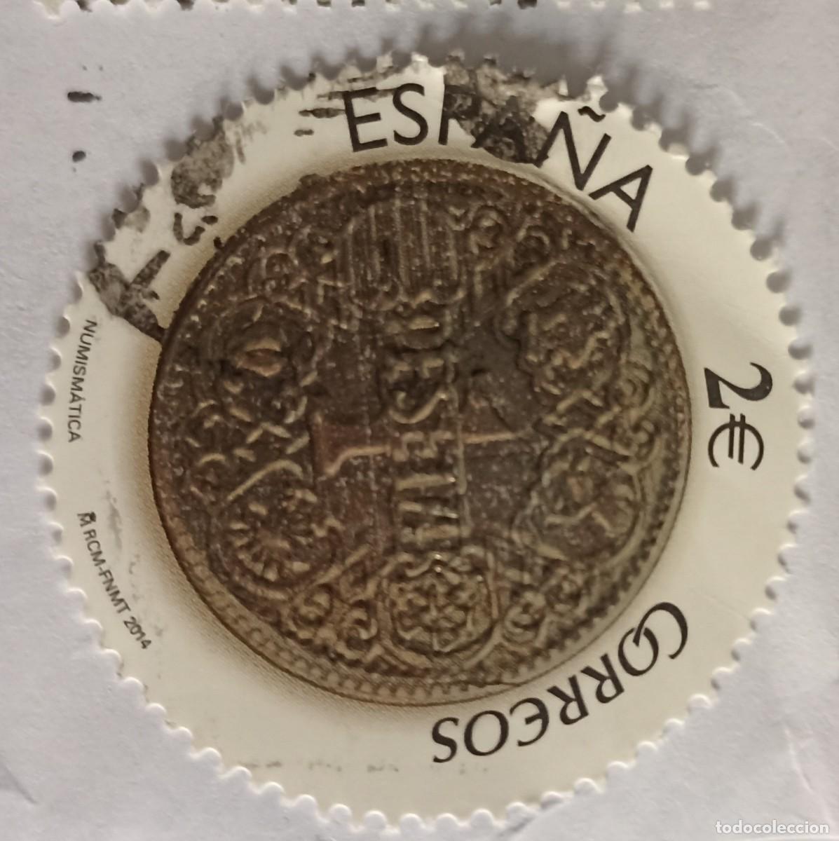 Sellos: Ed. 4920. Numism&aacute;tica 2014. Usado