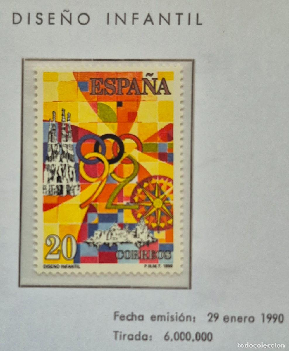 Sellos: A&ntilde;o 1990 - Edifil N 3047** - Dise&ntilde;o infantil - Nuevo sin fijasello - Se env&iacute;a el de la imagen