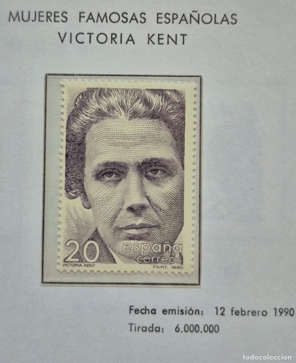 Sellos: A&ntilde;o 1990 - Edifil N 3049** - Mujeres famosas - Nuevo sin fijasello - Se env&iacute;a el de la imagen