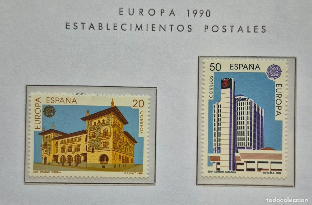 Timbres: A&ntilde;o 1990 - Edifil N 3058-3059** - Europa - Nuevo sin fijasello - Se env&iacute;a el de la imagen