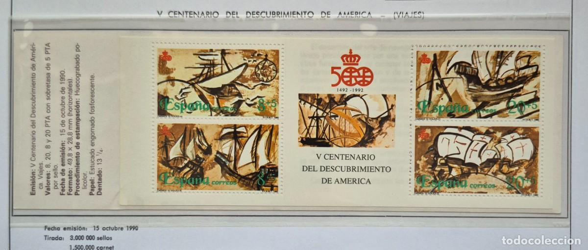 Sellos: A&ntilde;o 1990 - Edifil N 3079C** - Descubrimiento - Nuevo sin fijasello - Se env&iacute;a el de la imagen