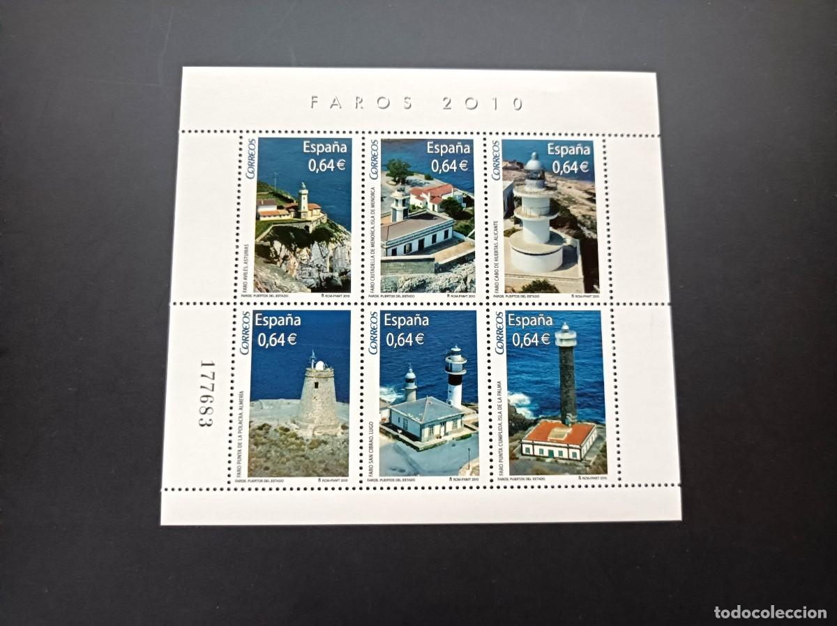 Sellos: Sello nuevo. Faros de Espa&ntilde;a. 20 de Septiembre de 2009. Edifil SH 4594.