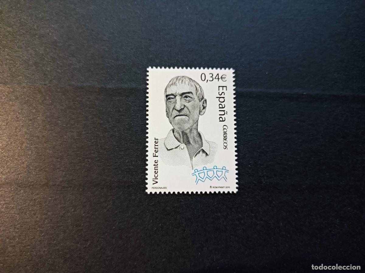 Sellos: Sello nuevo. Personajes. Vicente Ferrer. 8 de Octubre de 2010. Edifil 4598.
