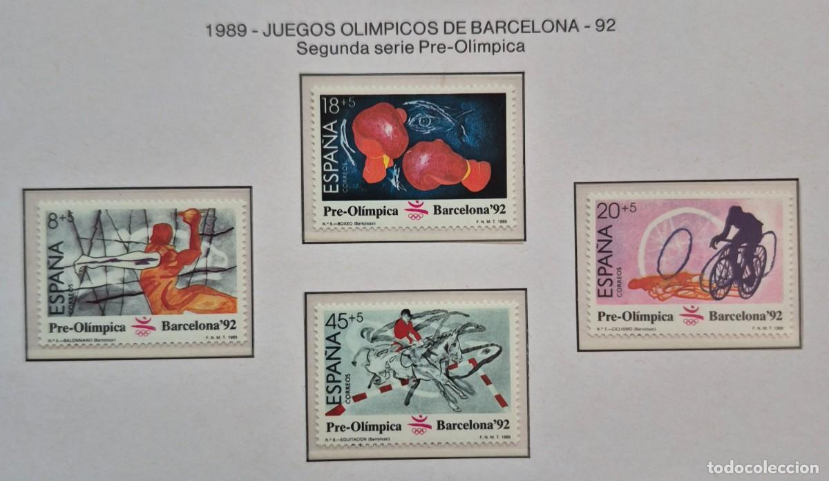 Sellos: A&ntilde;o 1989 - Edifil N 2994/2997**- Barcelona 92 - Nuevo sin fijasello - Se env&iacute;a el de la imagen