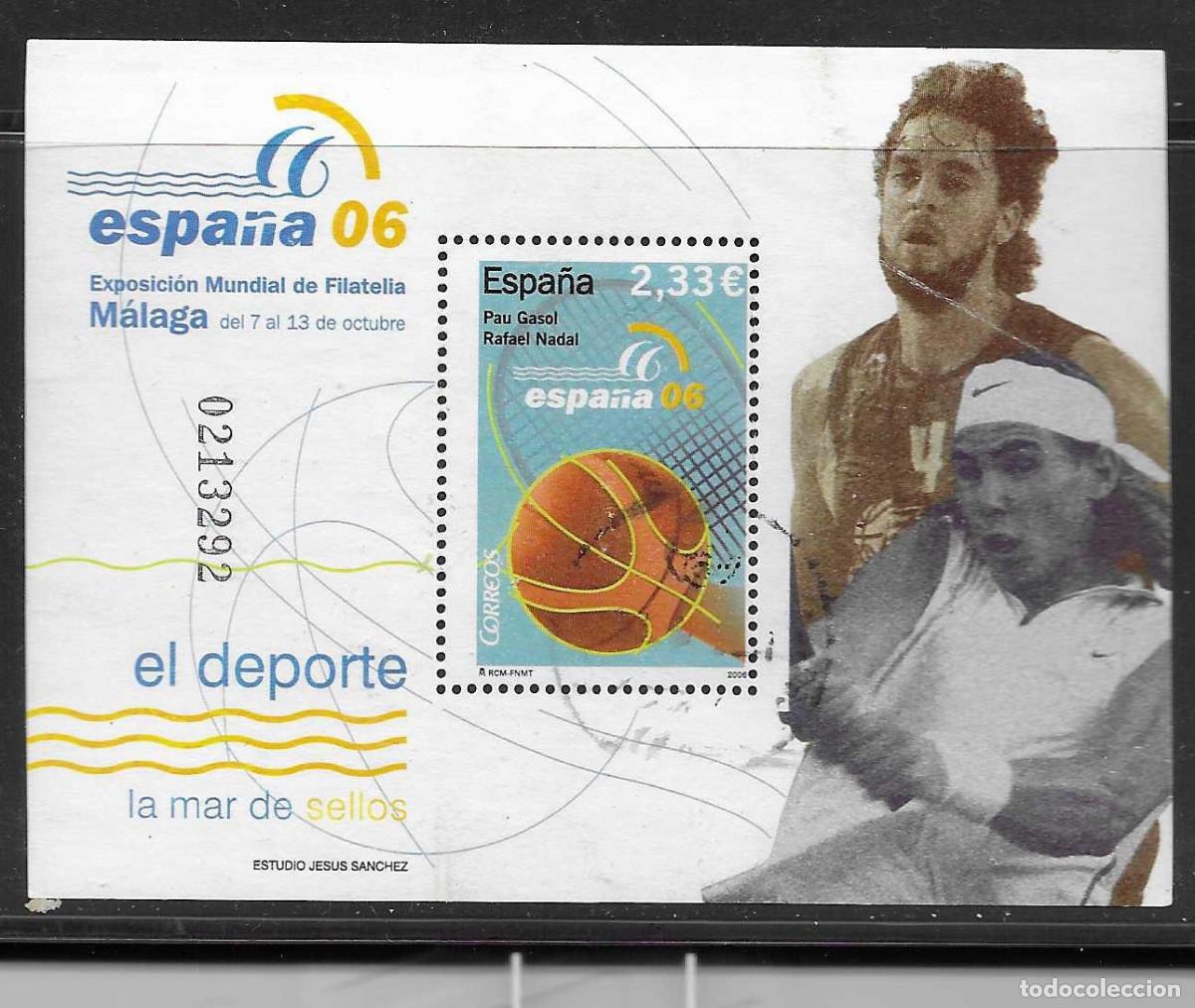 Sellos: Hoja bloque de Espa&ntilde;a usada de 2006