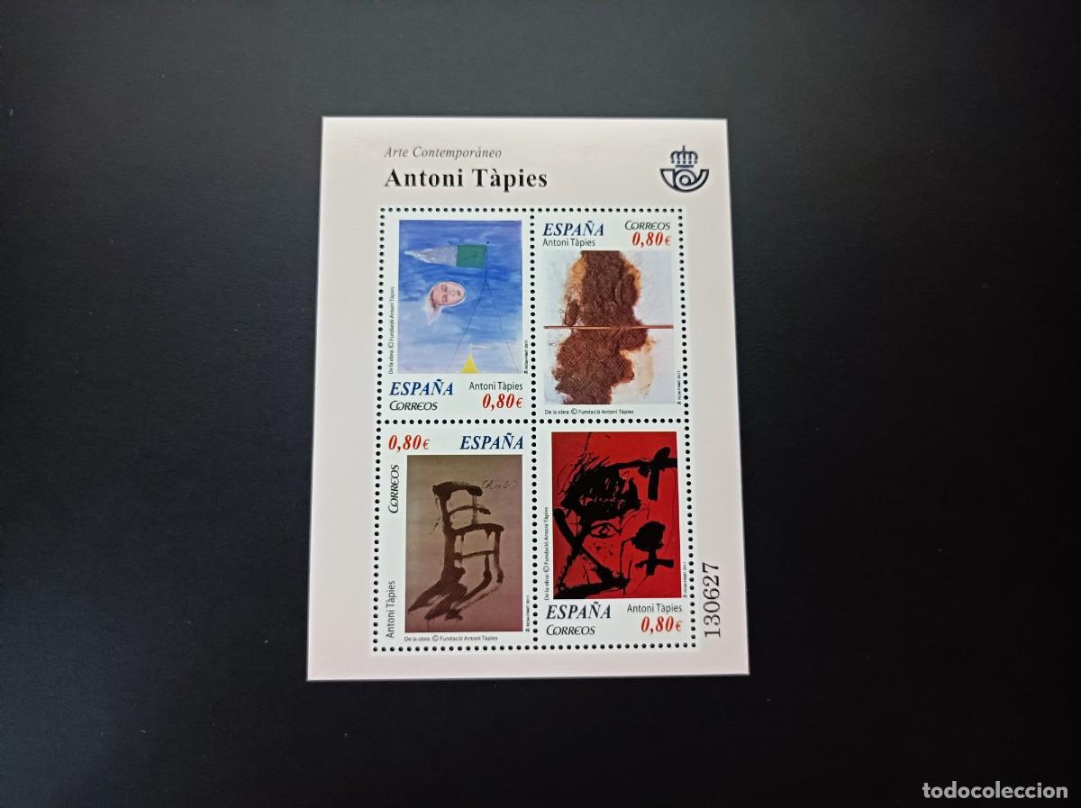 Sellos: Sello nuevo. Arte Comtemporaneo. Antoni Tapies. 12 de Septiembre 2011. Edifil SH 4664.