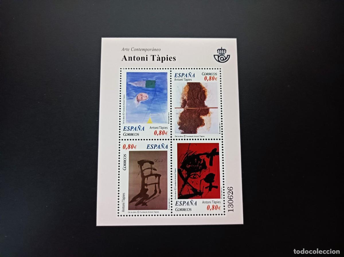 Sellos: Sello nuevo. Arte Comtemporaneo. Antoni Tapies. 12 de Septiembre 2011. Edifil SH 4664.