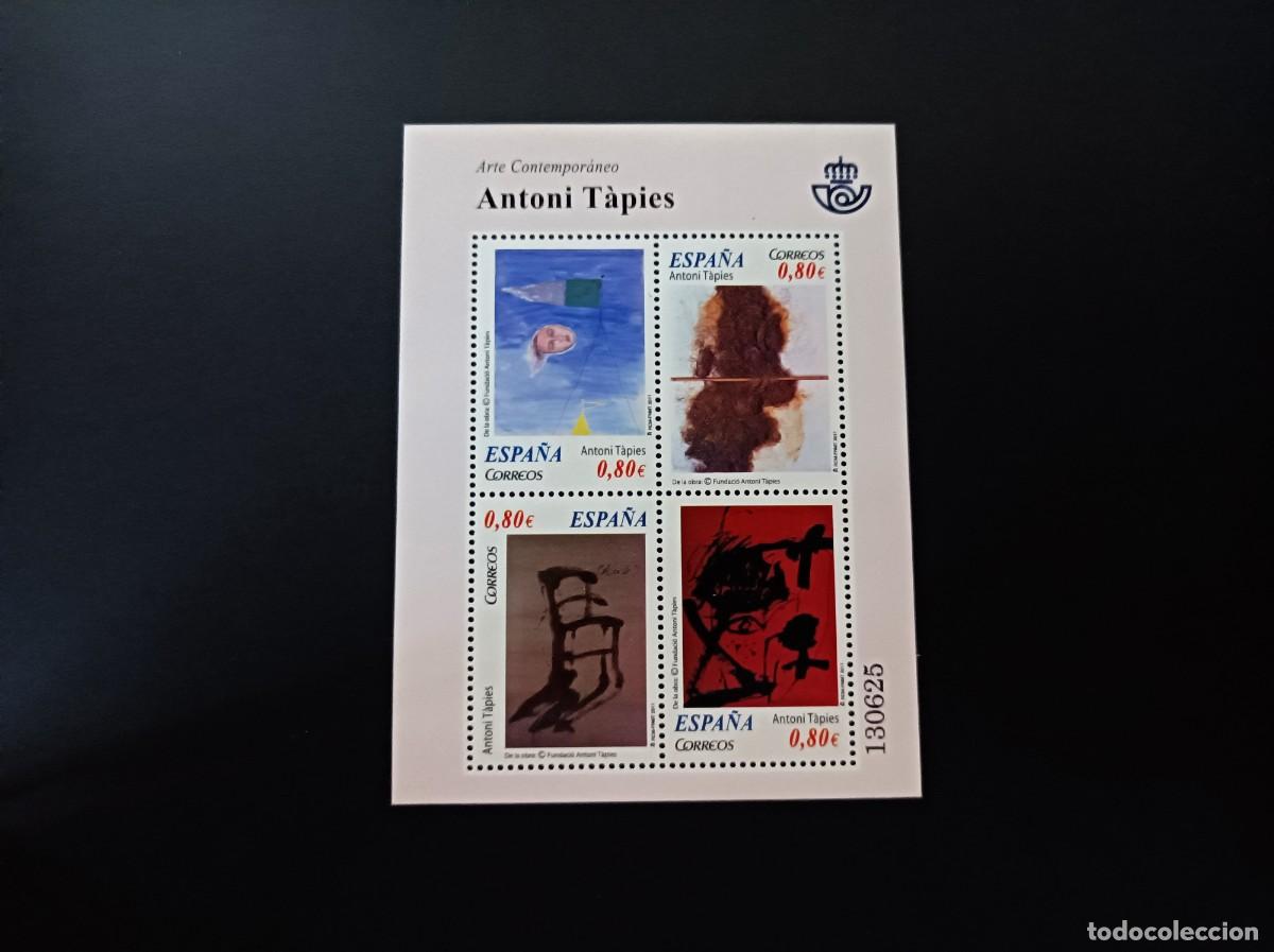 Sellos: Sello nuevo. Arte Comtemporaneo. Antoni Tapies. 12 de Septiembre 2011. Edifil SH 4664.