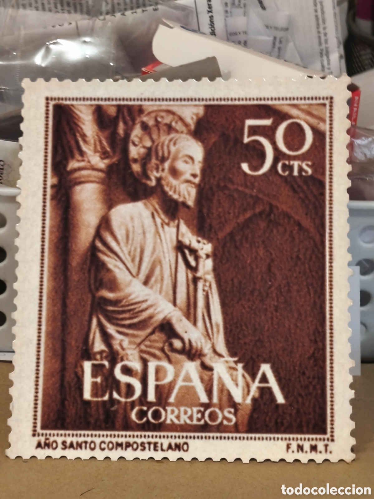 Sellos: Entero postal moderno con el sello del a&ntilde;o qsanto compostelano ver las im&aacute;genes,ocasi&oacute;n