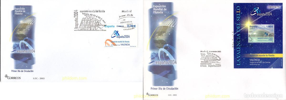 Sellos: 440369 MNH ESPA&Ntilde;A 2003 ESPA&Ntilde;A 2004. EXPOSICION FILATELICA INTERNACIONAL