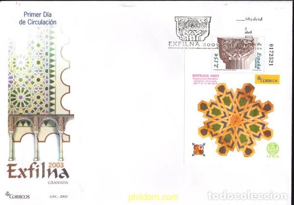 Sellos: 436251 MNH ESPA&Ntilde;A 2003 EXFILNA 2003. EXPOSICION FILATELICA NACIONAL