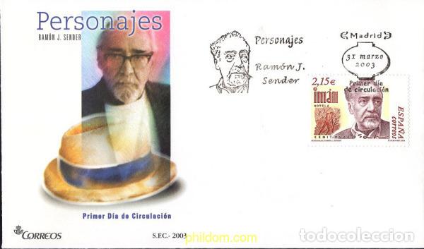 Sellos: 436249 MNH ESPA&Ntilde;A 2003 PERSONAJES ESPA&Ntilde;OLES