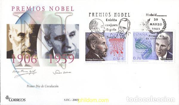 Sellos: 545141 MNH ESPA&Ntilde;A 2003 PREMIOS NOBEL