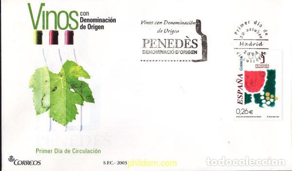 Sellos: 440365 MNH ESPA&Ntilde;A 2003 VINOS CON DENOMINACION DE ORIGEN