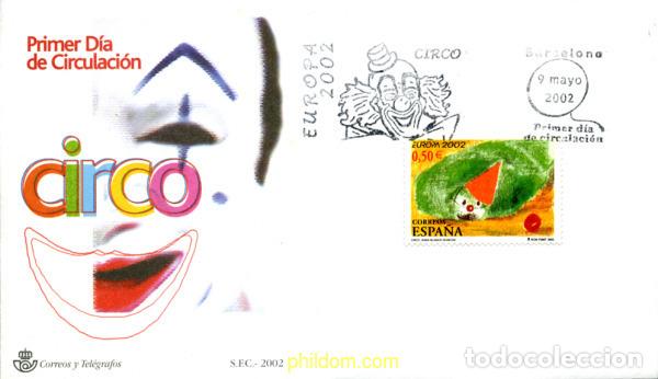Sellos: 104124 MNH ESPA&Ntilde;A 2002 EUROPA CEPT 2002 - EL CIRCO