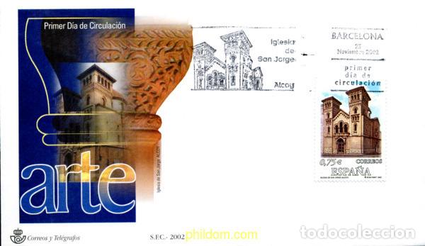 Sellos: 261036 MNH ESPA&Ntilde;A 2002 IGLESIA DE SAN JORGE