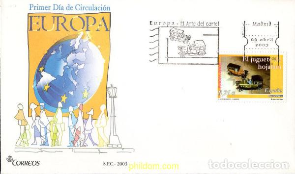 Sellos: 139075 MNH ESPA&Ntilde;A 2003 EUROPA CEPT. ARTE DEL CARTEL