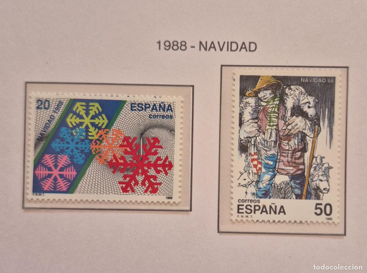 Sellos: A&ntilde;o 1988 - Edifil N 2976/2977** - Navidad - Nuevo sin fijasello - Se env&iacute;a el de la imagen
