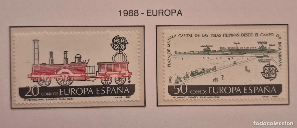 Sellos: A&ntilde;o 1988 - Edifil N 2949/2950** - Europa - Nuevo sin fijasello - Se env&iacute;a el de la imagen