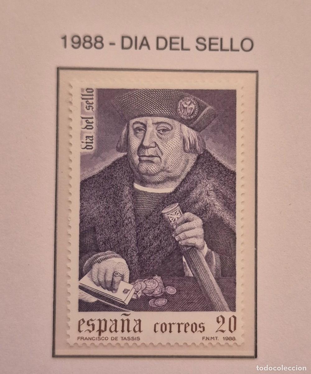Sellos: A&ntilde;o 1988 - Edifil N 2947** - Dia del sello - Nuevo sin fijasello - Se env&iacute;a el de la imagen