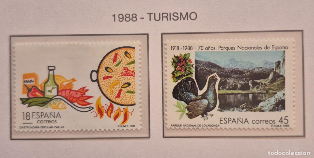 Sellos: A&ntilde;o 1988 - Edifil N 2935/2938** - Turismo - Nuevo sin fijasello - Se env&iacute;a el de la imagen