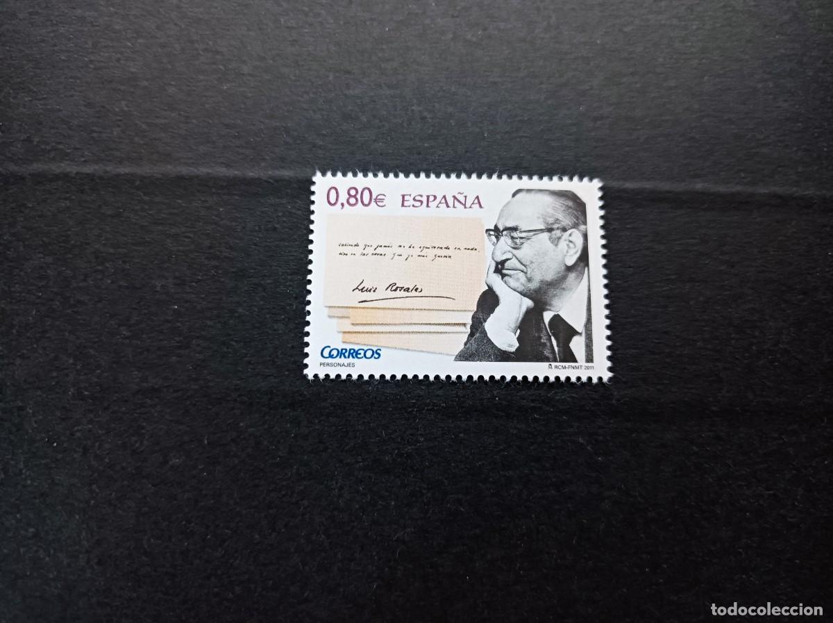 Sellos: Sello nuevo. Personajes. Luis Rosales. Poeta. 3 de Octubre de 2011. Edifil 4670.