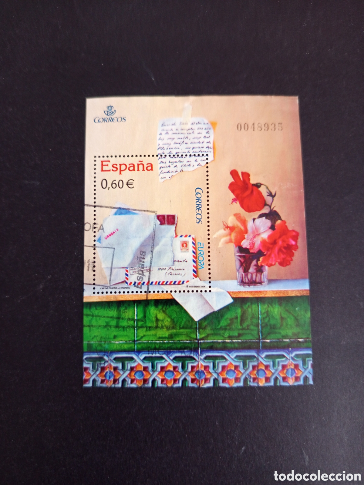 Sellos: Espa&ntilde;a, 2008. Europa: cartas. Edifil 4410. Ver fotos. Pedido m&iacute;nimo 3 &euro;