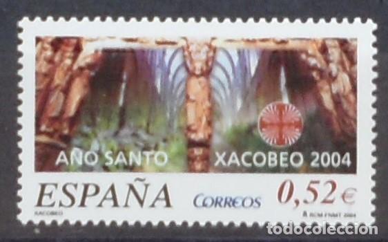 Sellos: 2004-ESPA&Ntilde;A-SELLOS NUEVOS-BAJO FACIAL 20%-VER FOTO-N&ordm;4095-XACOBEO 2004