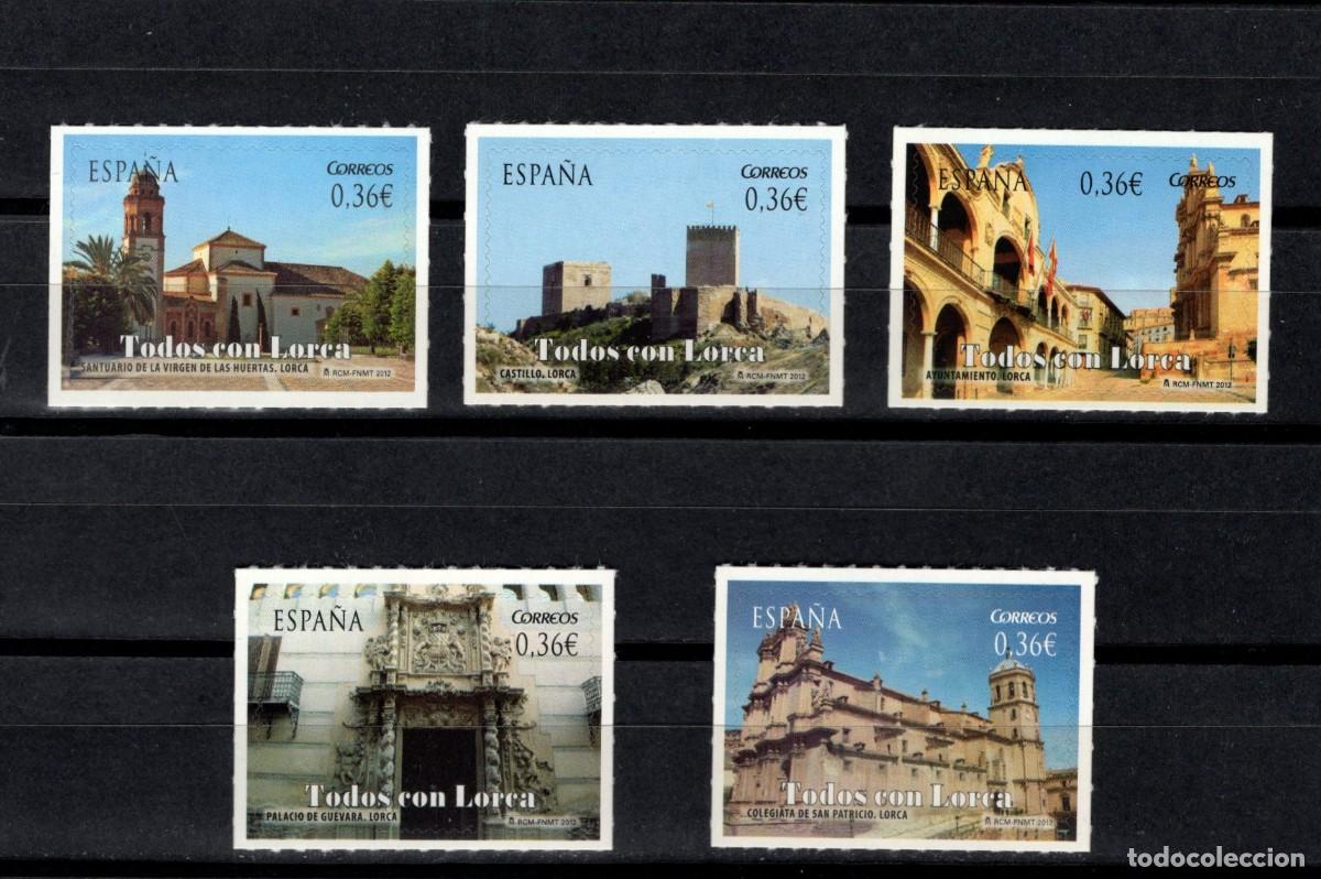 Sellos: Sellos nuevos. Todos con Lorca. Serie completa. 2 enero 2012, Edifil 4691/95
