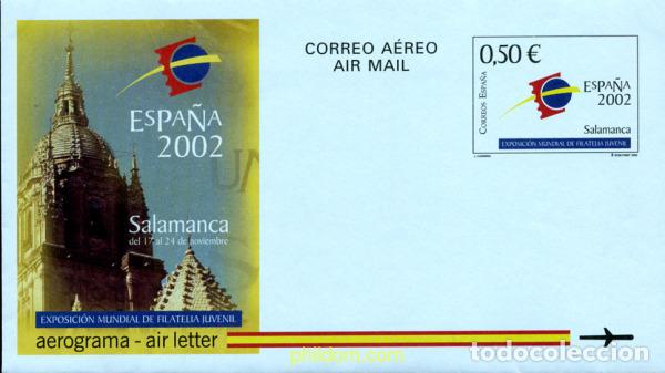 Sellos: 261042 MNH ESPA&Ntilde;A 2002 EXPOSICION MUNDIAL DE FILATELIA JUVENIL - SALAMANCA