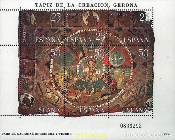 Sellos: 85701 MNH ESPA&Ntilde;A 1980 TAPIZ DE LA CREACION