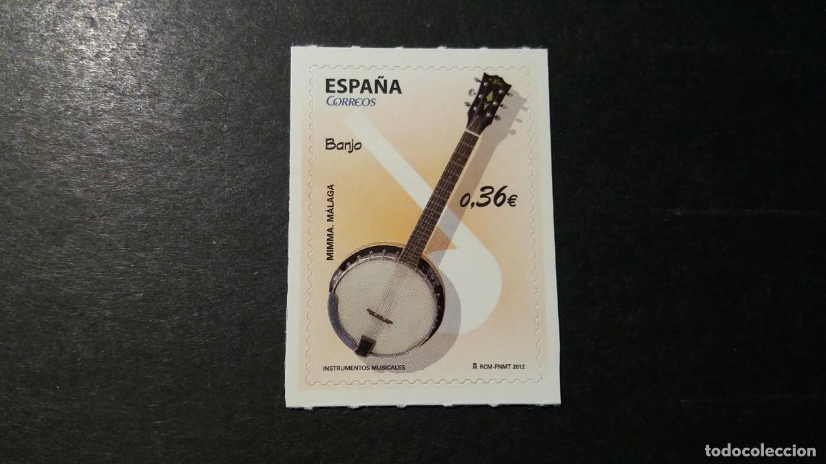 Sellos: Sello nuevo. Instrumentos Musicales. Banjo. 2 de Abril de 2012. 2012. Edifil 4712.