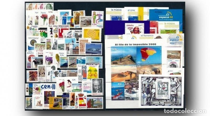 Sellos: SELLOS NUEVOS DE ESPA&Ntilde;A A&Ntilde;O 2006 COMPLETO. VALOR CATALOGO 250&euro;