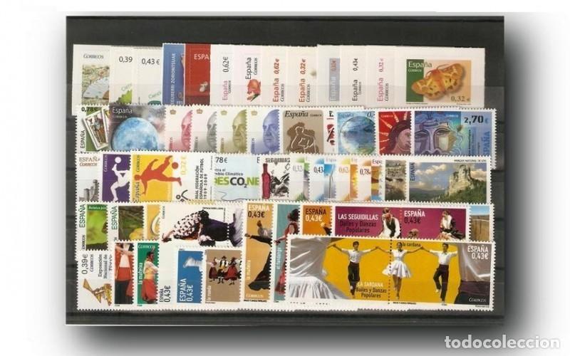 Sellos: SELLOS NUEVOS DE ESPA&Ntilde;A A&Ntilde;O 2009 COMPLETO. VALOR CATALOGO 199&euro;