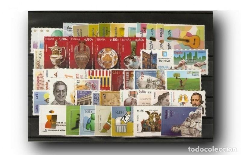 Sellos: SELLOS NUEVOS DE ESPA&Ntilde;A A&Ntilde;O 2011 COMPLETO. VALOR CATALOGO 237&euro;