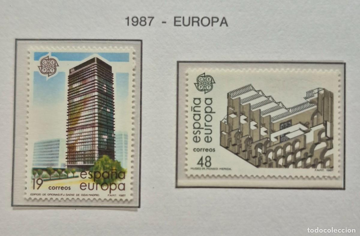 Sellos: A&ntilde;o 1987 - Edifil N 2904/2905**- Europa - Nuevo sin fijasello - Se env&iacute;a el de la imagen