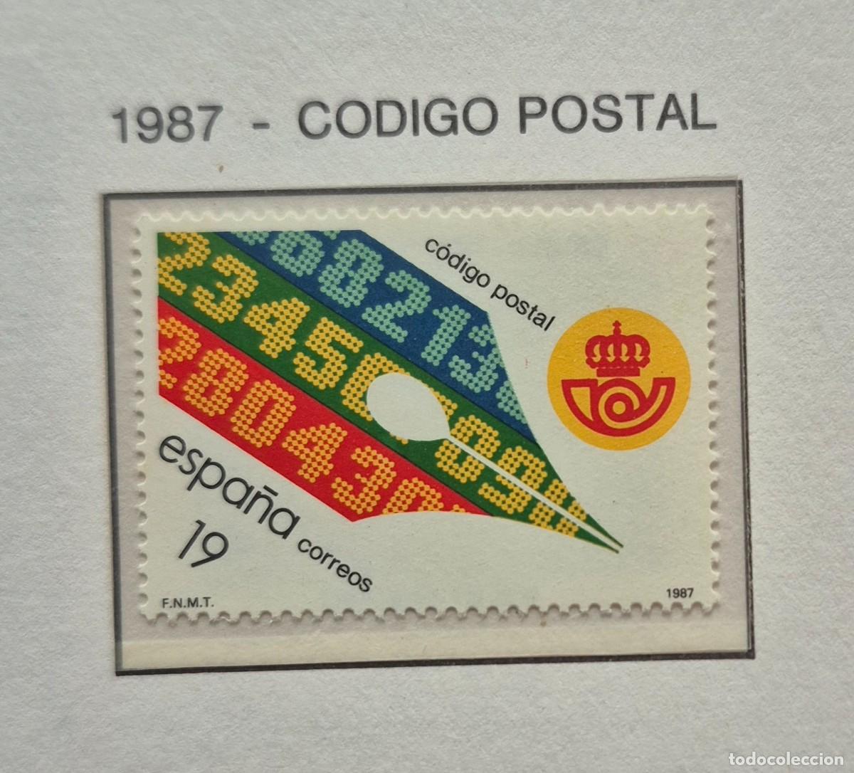 Sellos: A&ntilde;o 1987 - Edifil N 2906** - Implantaci C&oacute;digo Postal-Nuevo sin fijasello - Se env&iacute;a el de la imagen
