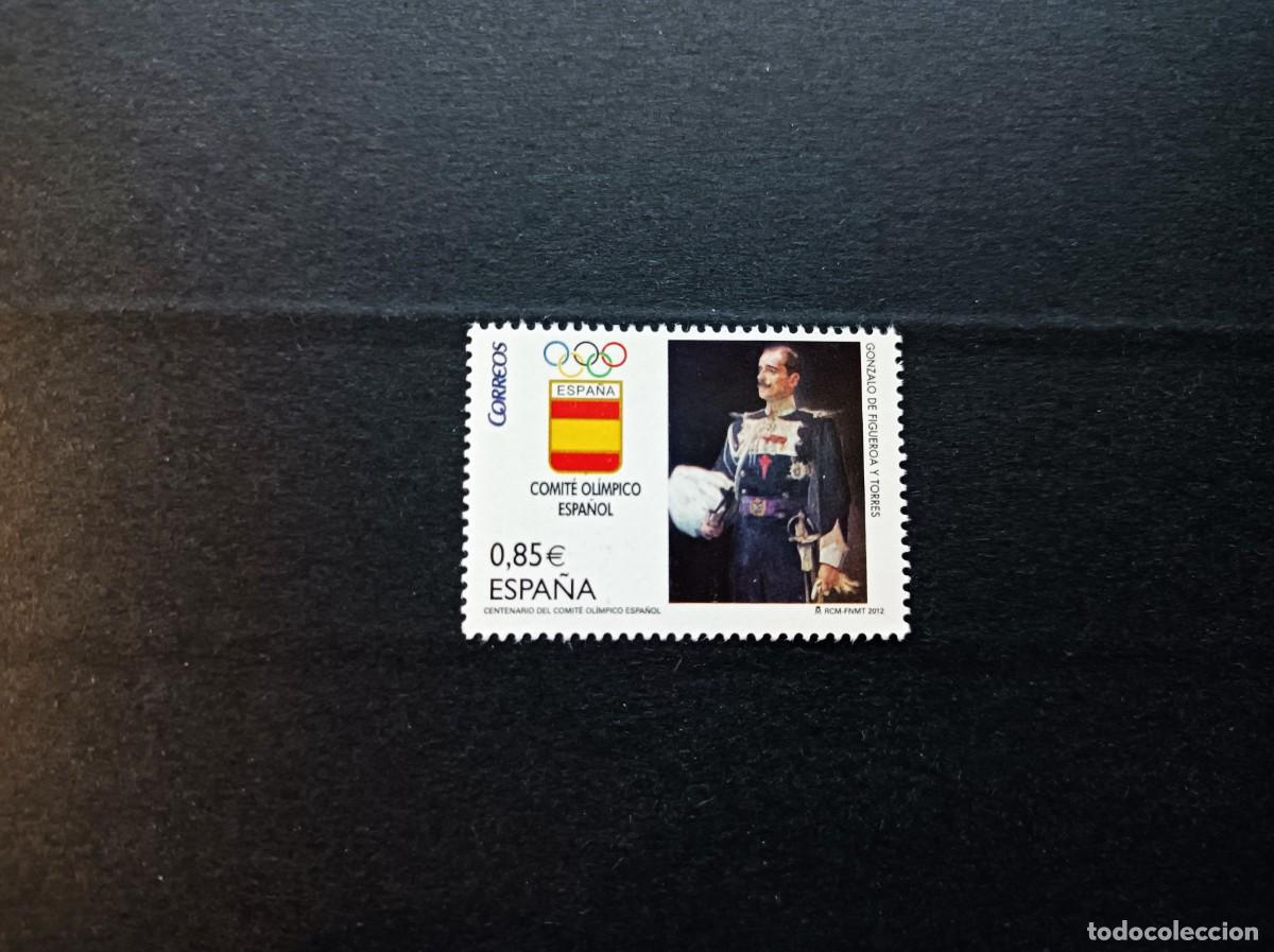 Sellos: Sello nuevo. Cent&ordm; C.O. Espa&ntilde;ol. Gonzalo de Figueroa y Torres. 2 de Julio de 2012. Edifil 4732.