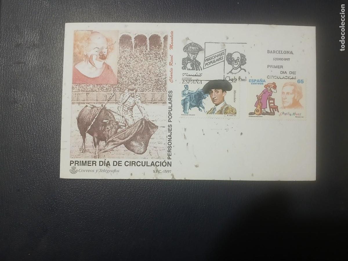 Sellos: A&Ntilde;O 1997 PERSONAJES POPULARES SOBRE PRECIO CATALOGO 3.00 EUROS