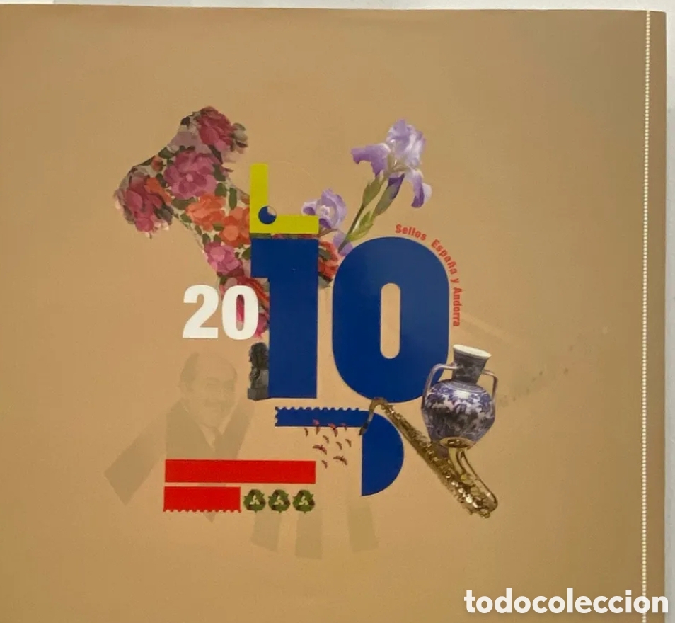 Sellos: Album sellos Oficial de Correos Espa&ntilde;a y Andorra a&ntilde;o 2010 sin sellos