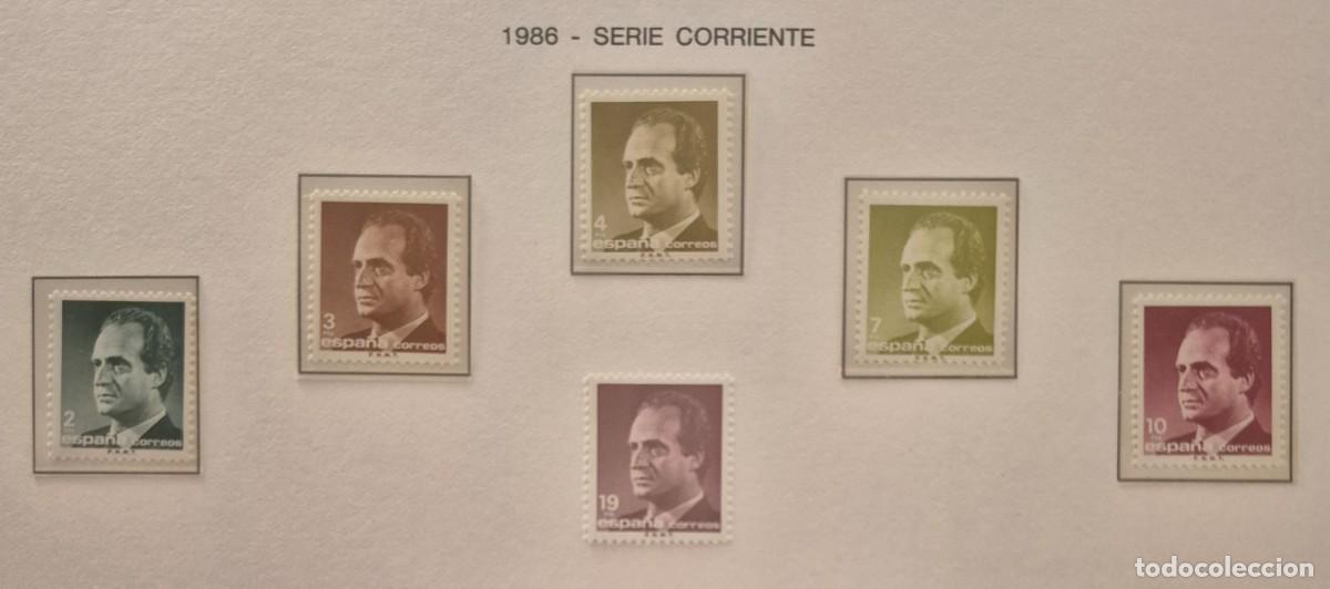 Sellos: A&ntilde;o 1986 - Edifil N 2829/2834** - Juan Carlos I - Nuevo sin fijasello - Se env&iacute;a el de la imagen