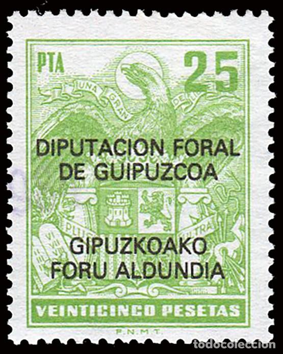 Sellos: Espa&ntilde;a - Fiscales - Diputaci&oacute;n Guip&uacute;zcoa - Alemany (*) 28 - 1982 - P&oacute;lizas sobrecargada