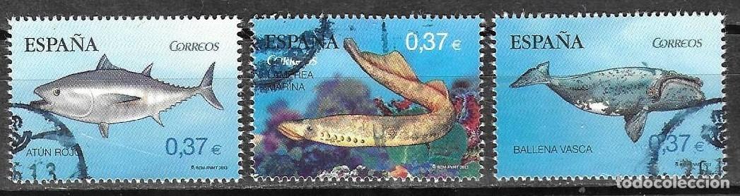 Sellos: SELLOS USADOS DE ESPA&Ntilde;A 2013, EDIFIL SH 4799A/ 99B + 4799D