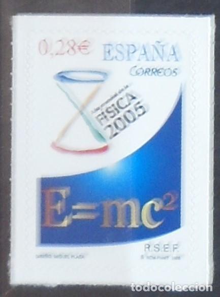 Sellos: 2005-ESPA&Ntilde;A-SELLOS NUEVOS-BAJO FACIAL 20%-VER FOTO-N&ordm;4163-A&Ntilde;O MUNDIAL DE LA FISICA