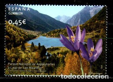 Sellos: EEdifil n&ordm; 4595, Parque nacional de Aig&uuml;estortes y san Mauricio (Lerida), nuevo ***