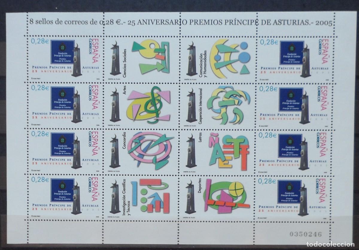 Sellos: 2005-ESPA&Ntilde;A-SELLOS NUEVOS-BAJO FACIAL 20%-VER FOTO-N&ordm;4192- 25&ordm; ANIVERSARIO DE LOS PREMIOS PRINCIPE