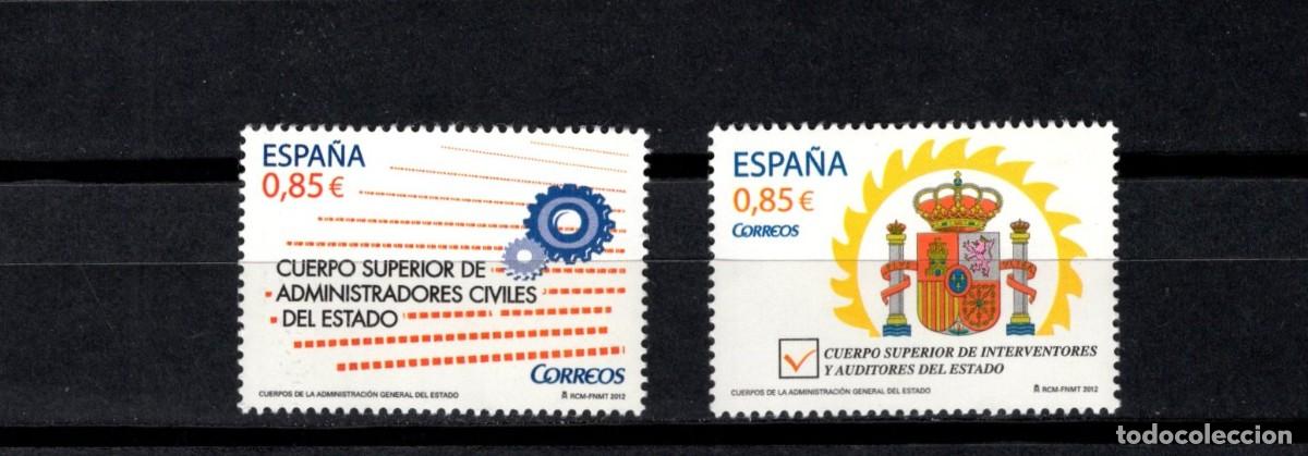 Sellos: Sellos nuevon. Cuerpos Administraci&oacute;n General del Estado. 12 Noviembre 2012. Edifil 4759/60.