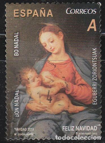 Sellos: EDIFIL 4830, NAVIDAD 2013, VIRGEN DE LA LECHE DE ALONSO CANO, USADO