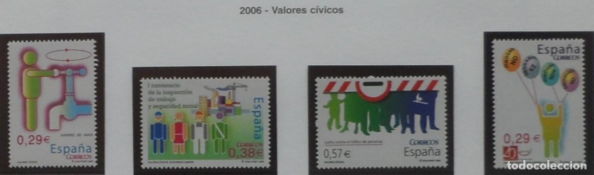 Sellos: 2006-ESPA&Ntilde;A-SELLOS NUEVOS-BAJO FACIAL 20%-VER FOTO-N&ordm;4225/8-VALORES CIVICOS